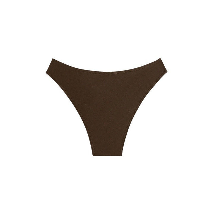Women High Waist Bikini Bottoms with Decorative Ring Detail Mune Fashion