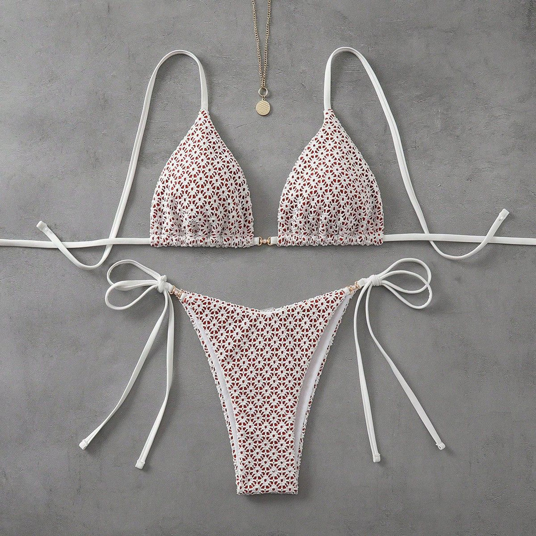 Ladies refined bikini cut with adjustable ties Mune Fashion