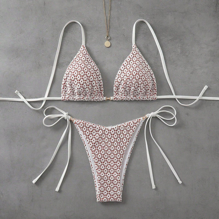 Ladies refined bikini cut with adjustable ties Mune Fashion