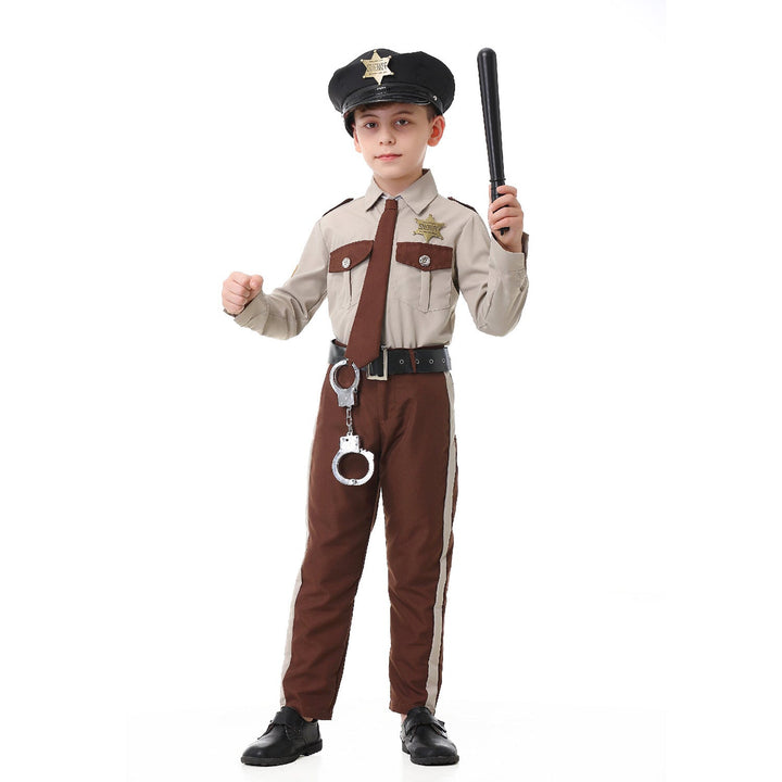 Boys Police Costume with Accessories Mune Fashion