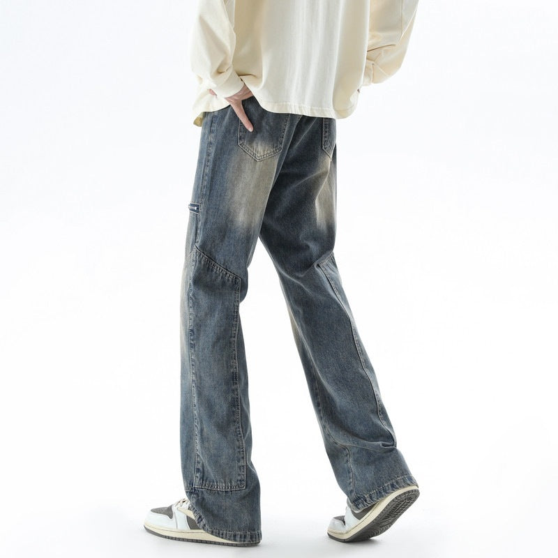 Men's Comfortable and Casual Loose Denim Pants Mune Fashion