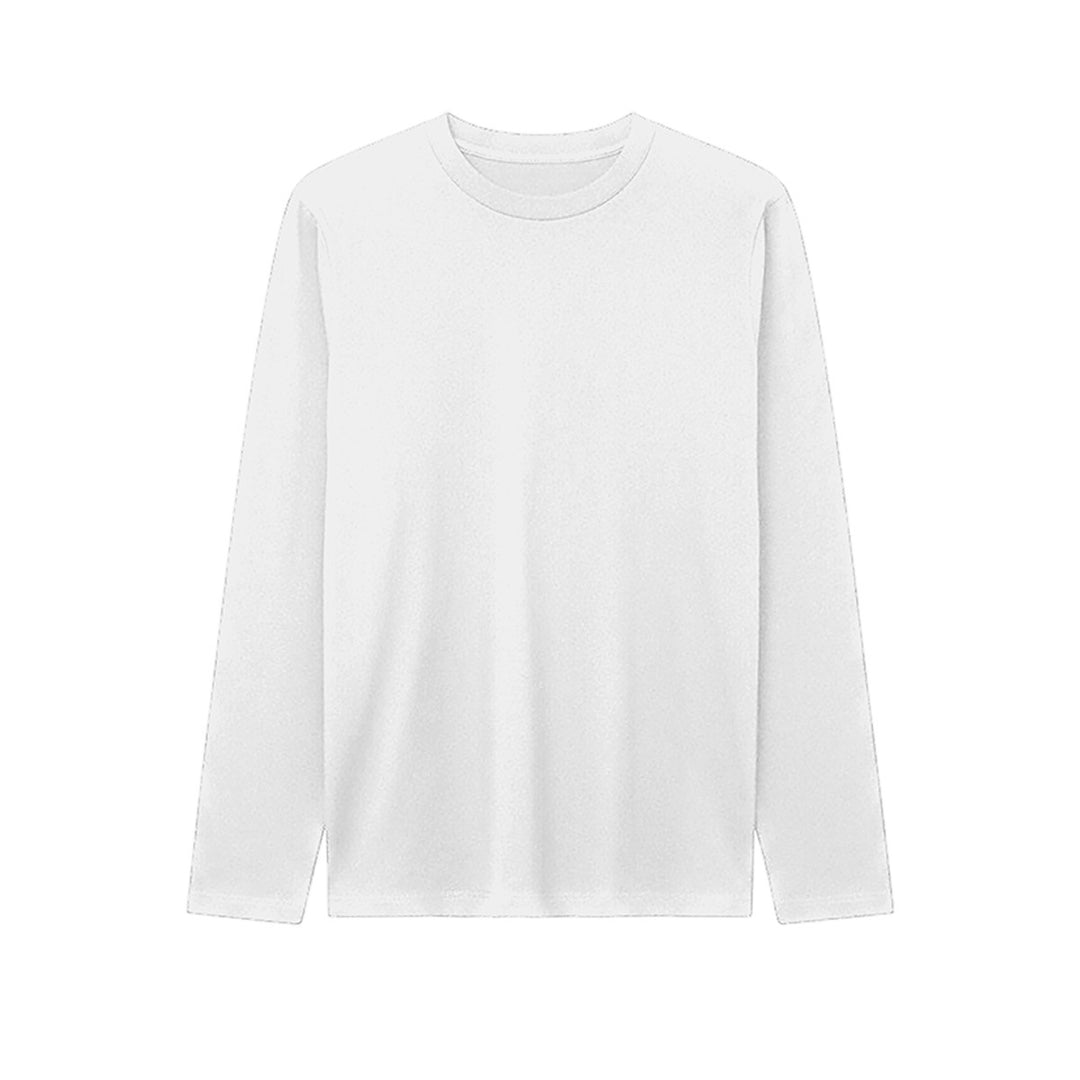 Unisex Long Sleeve Basic Shirt made of Organic Cotton Jersey with Round Neck Mune Fashion