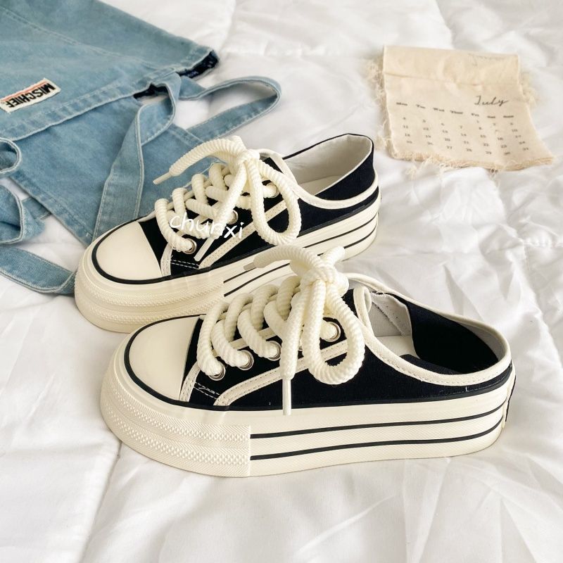 Women's Platform Sneakers with Braided Laces and Reinforced Inner Lining Mune Fashion