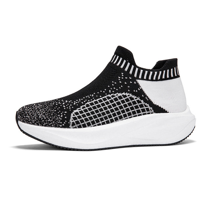 Unisex knitted sock sneaker with cushioned platform sole Mune Fashion