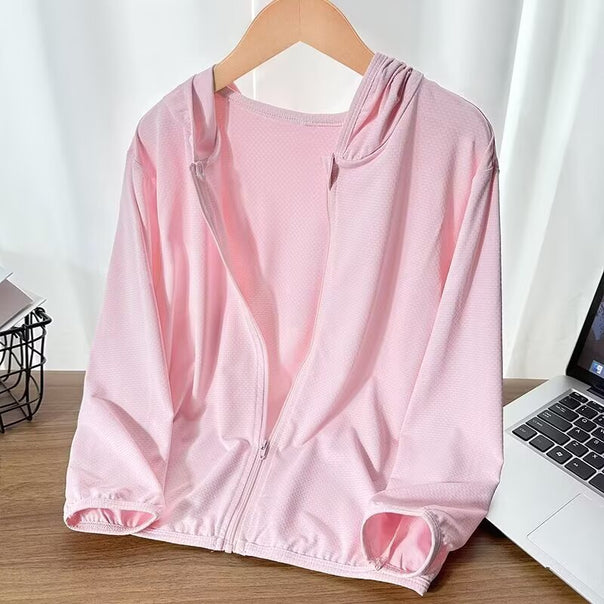 Unisex nan lightweight hooded jacket with breathable mesh structure and full-length zipper Mune Fashion