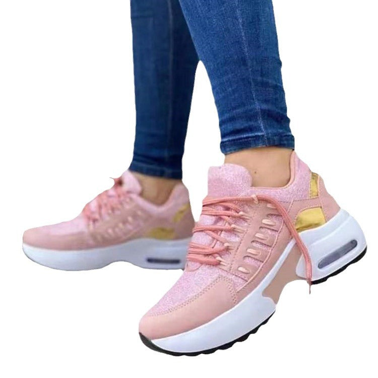 Women’s City Sneaker with breathable mesh, suede details and visible air chamber Mune Fashion