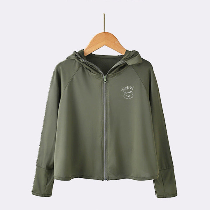 Girl Breathable UV Protection Jacket Mune Fashion