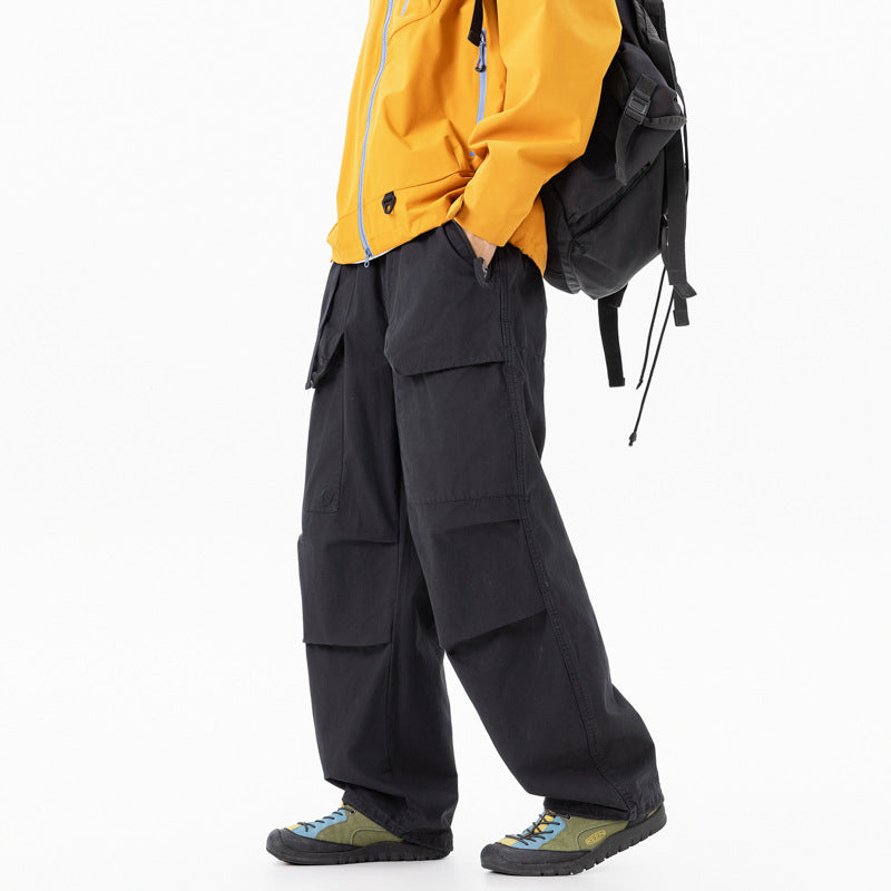 Herren Cargo-Hose mit elastischem Bund und Multifunktions-Taschen Mune Fashion