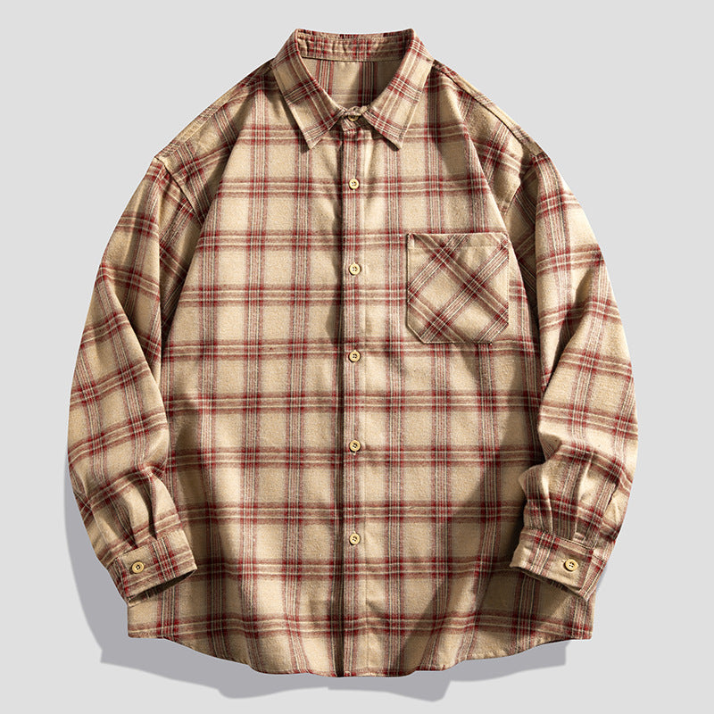 Men's Checked Flannel Shirts Mune Fashion