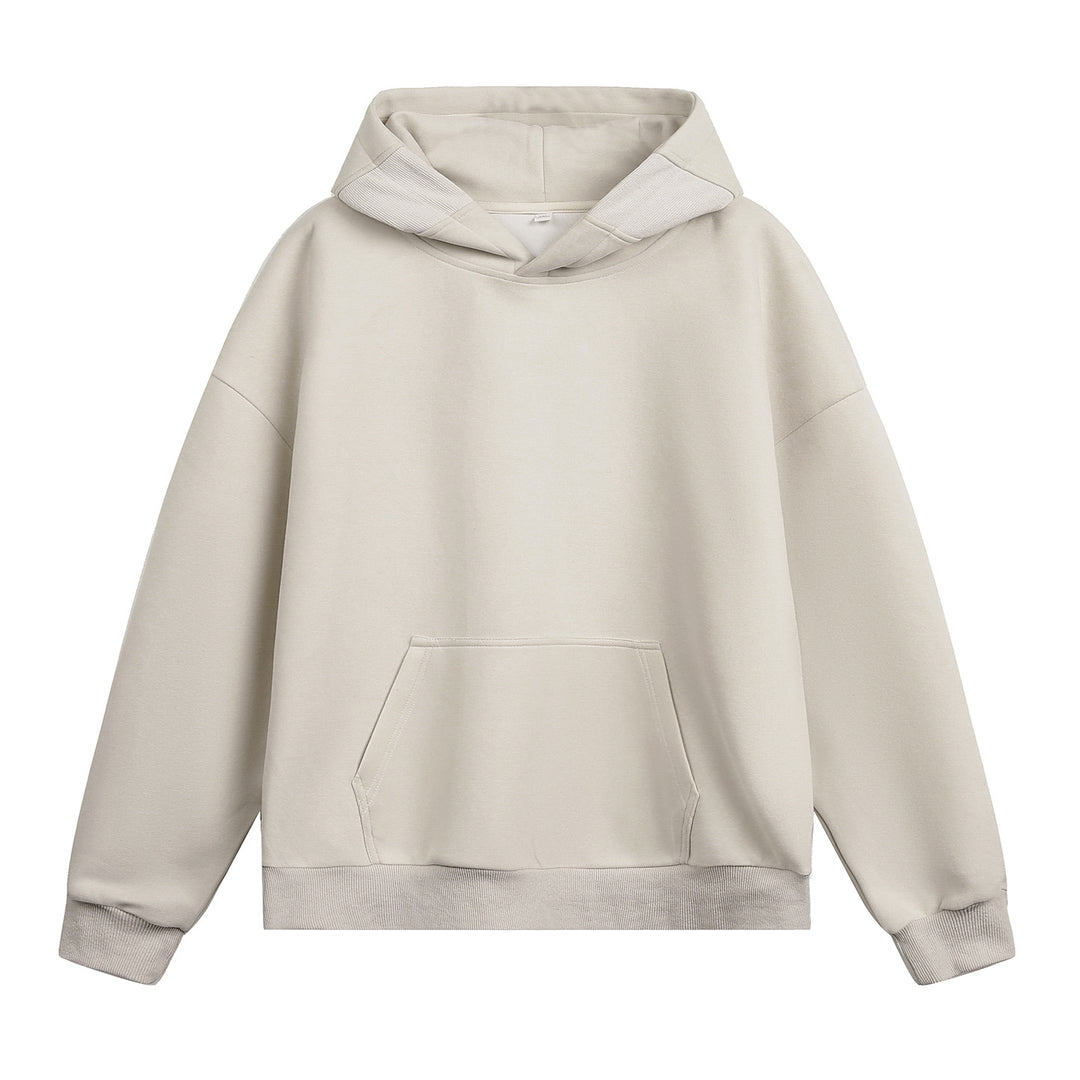Unisex Oversized Hoodie without cord with kangaroo pocket and raglan sleeves Mune Fashion