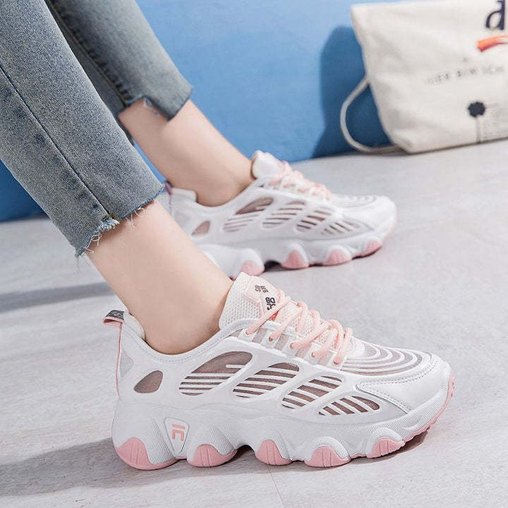 Women Breathable Casual Sneakers with Flexible Sole Mune Fashion