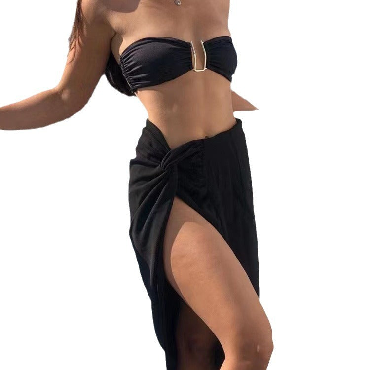 Women's bandeau bikini with elegant key detail Mune Fashion