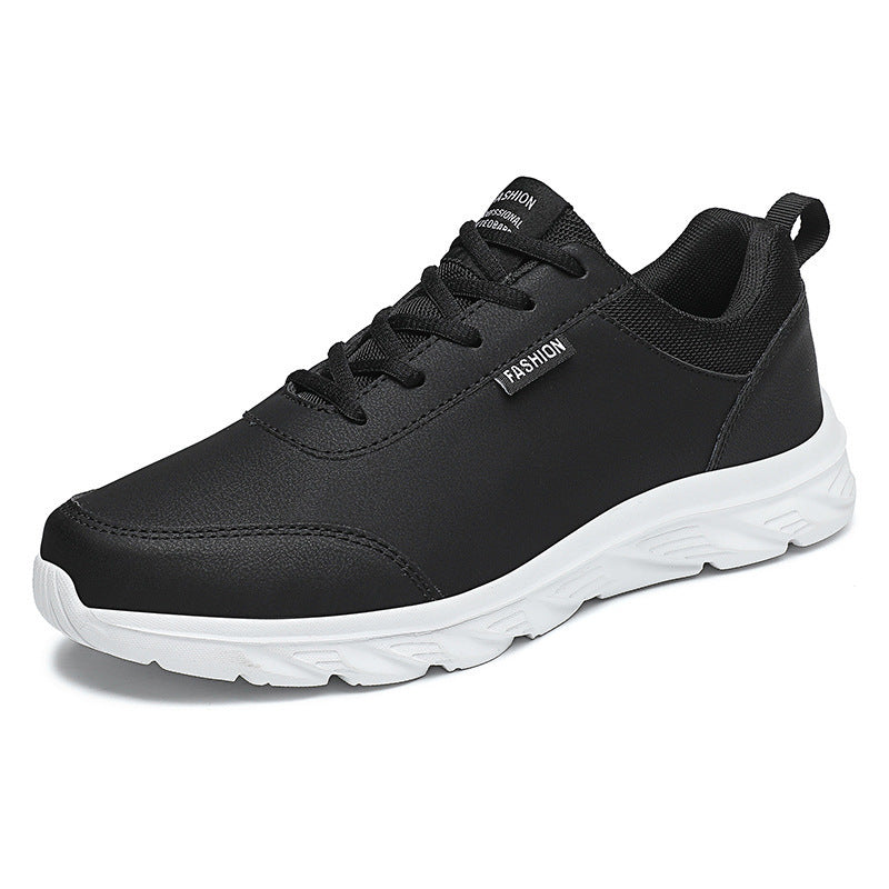 Men's slim city sneaker with water-repellent synthetic leather upper, shock-absorbing EVA midsole, and padded heel collar Mune Fashion