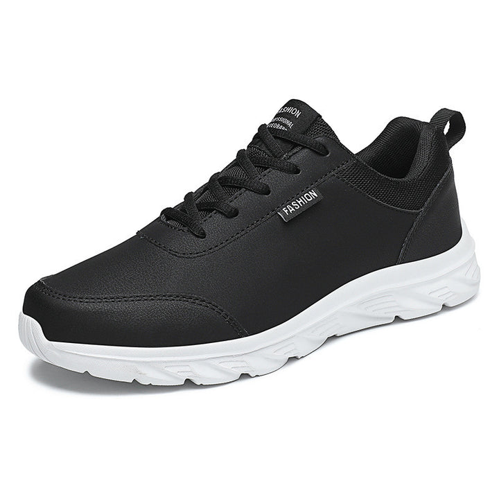Men's slim city sneaker with water-repellent synthetic leather upper, shock-absorbing EVA midsole, and padded heel collar Mune Fashion