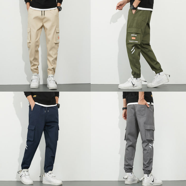 Men's Urban Camouflage Jogger with Utility Pockets and Elastic Ankle Hem Mune Fashion
