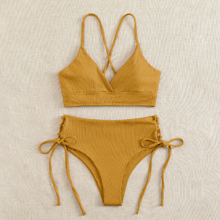 Women's bikini set with refined lacing detail Mune Fashion