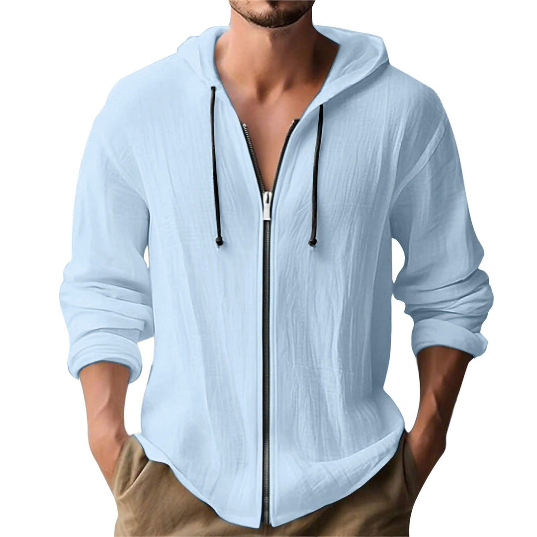 Men's Casual Hoodie Jacket with Zipper Mune