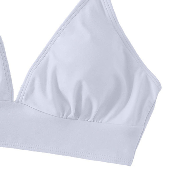 Women's triangle bikini top with ruffle details Mune Fashion