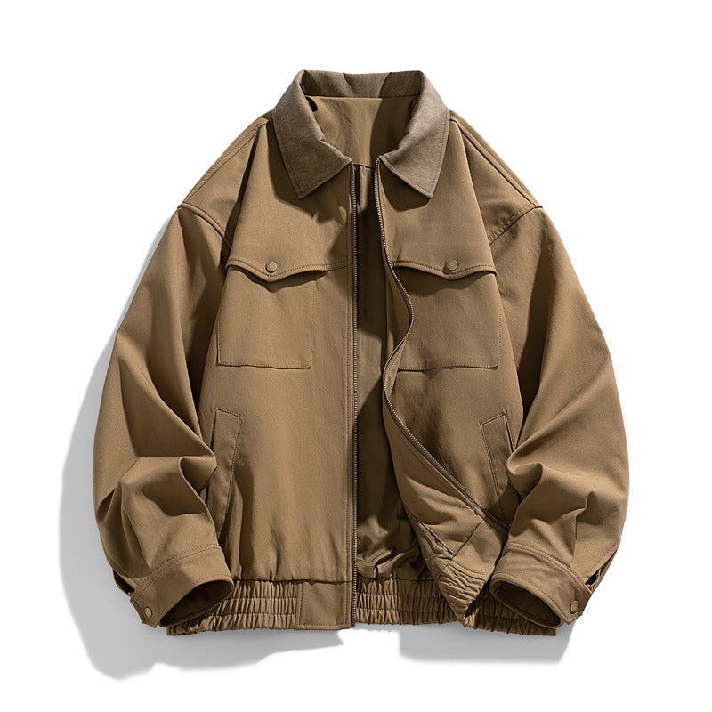 Men's Fashionable Nylon Jacket with Pockets Mune Fashion