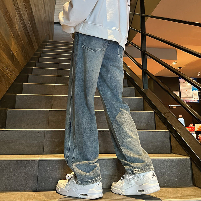 Men's Casual and Loose Denim Pants Mune Fashion