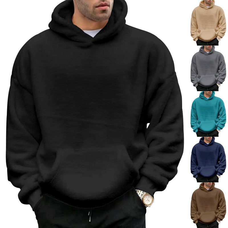 Unisex nan cozy teddy fleece hoodie with oversized fit and kangaroo pocket Mune Fashion
