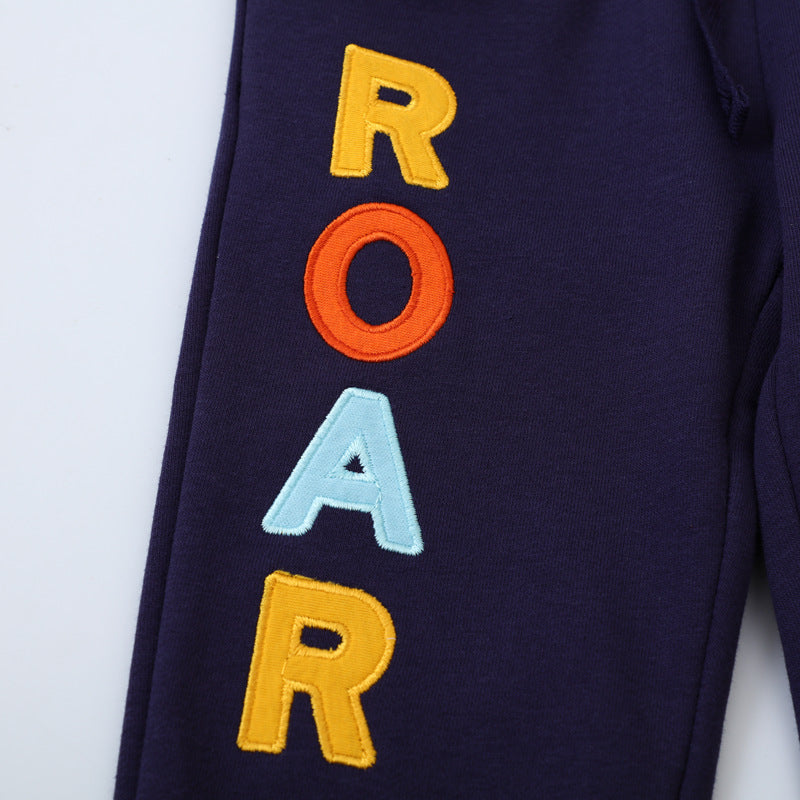 Boys sweatpants with creative lion design Mune Fashion
