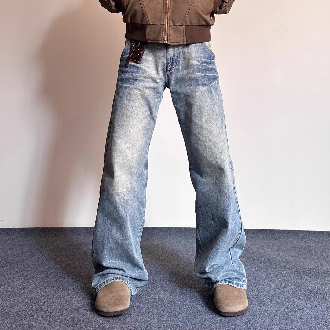 Men's Casual Loose Jeans Mune Fashion