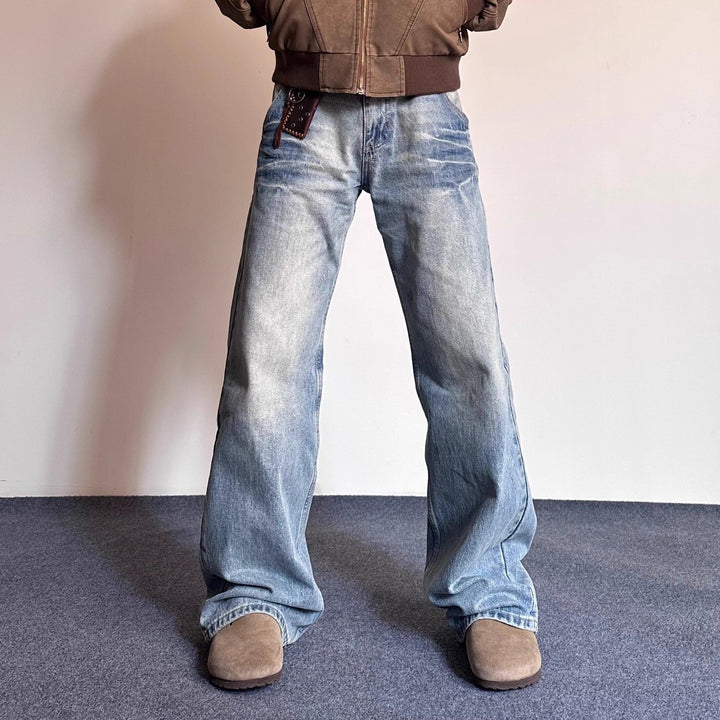 Men's Casual Loose Jeans Mune Fashion