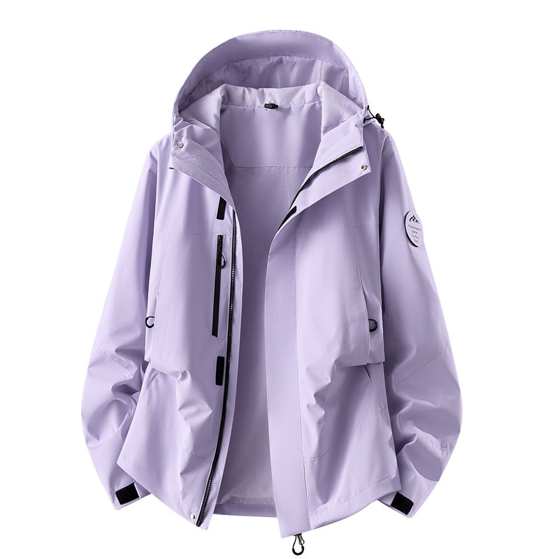 Women's technical three-layer softshell rain jacket with taped seams and multifunctional pockets Mune Fashion