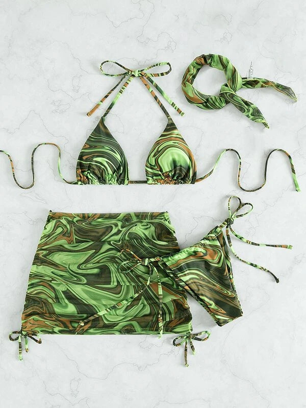 Women's bikini set with playful cut and fashionable accents Mune Fashion