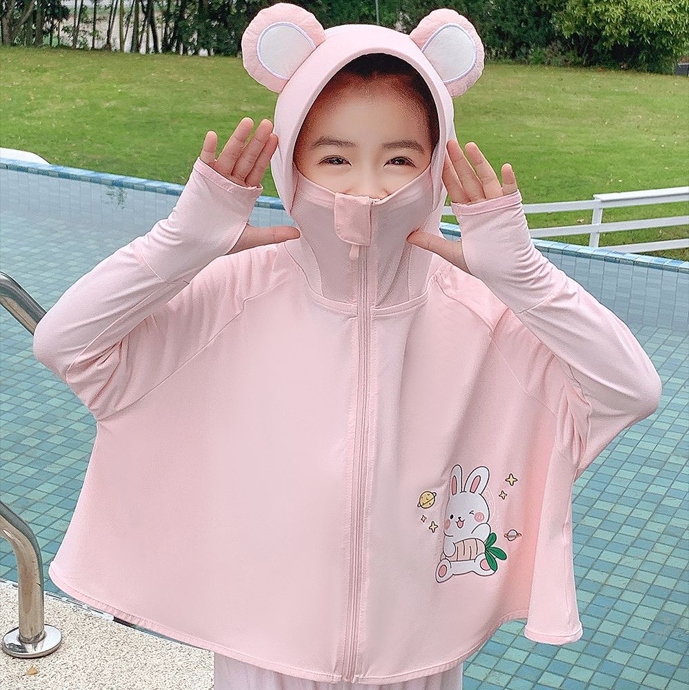 Girl's practical hooded jacket with animal ears Mune Fashion