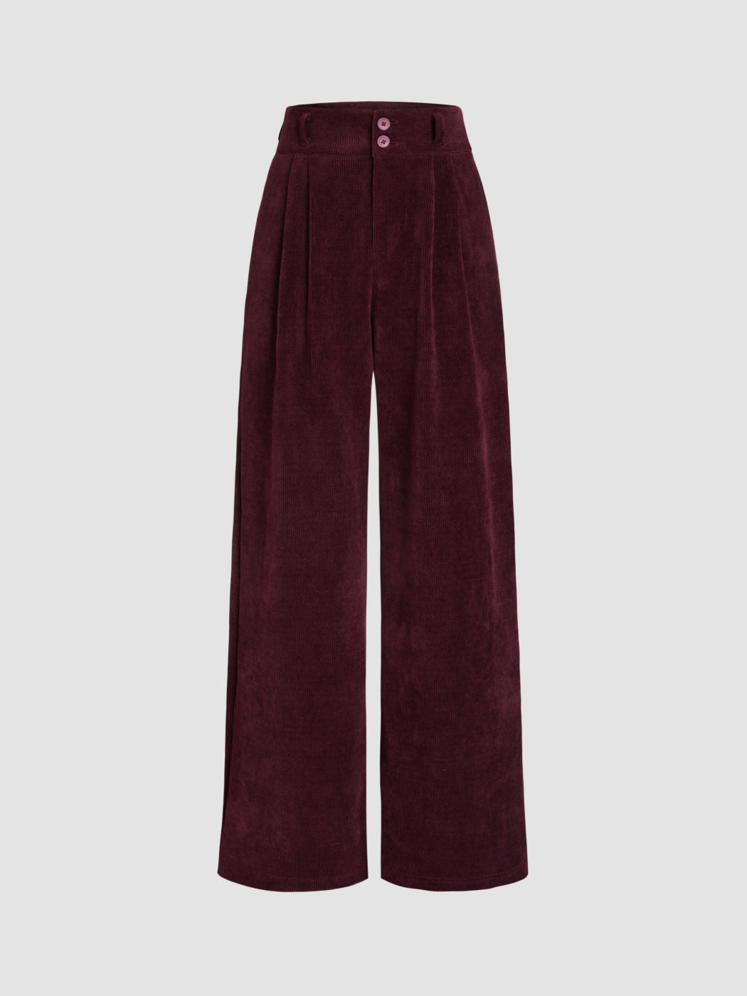 Women's Elegant and Wide Cut Cord Pants Mune Fashion