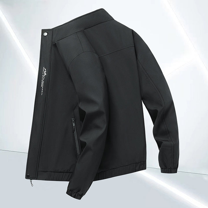 Men's lightweight urban softshell jacket with windproof membrane and concealed zipper Mune Fashion