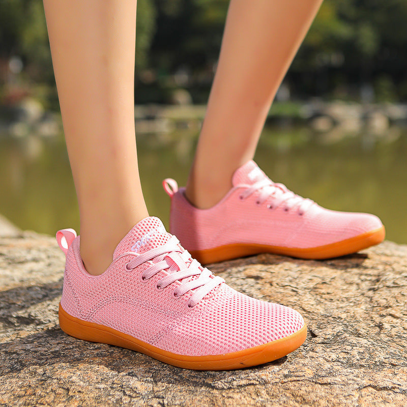 Women's nan feather-light knit sneakers with seamless mesh upper material, breathable structure, and flexible microcell sole Mune Fashion