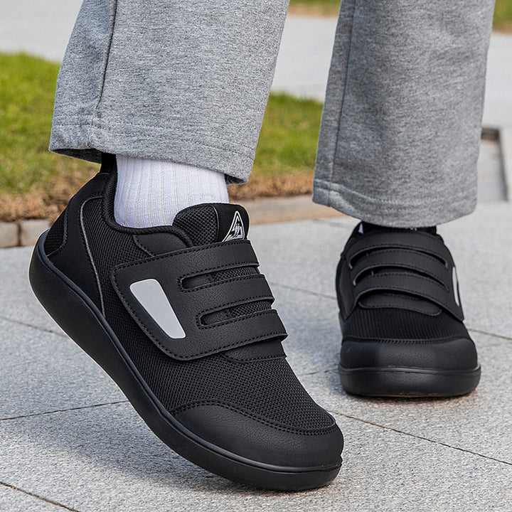 Women's comfort Velcro shoe for care and everyday use with antibacterial mesh and removable insole Mune Fashion