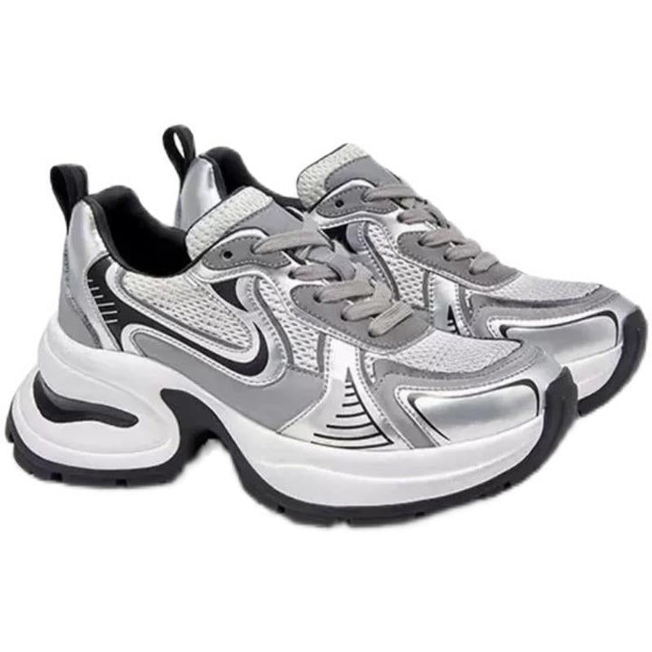 Women Chunky Sneakers with breathable surface and cushioning comfort Mune Fashion