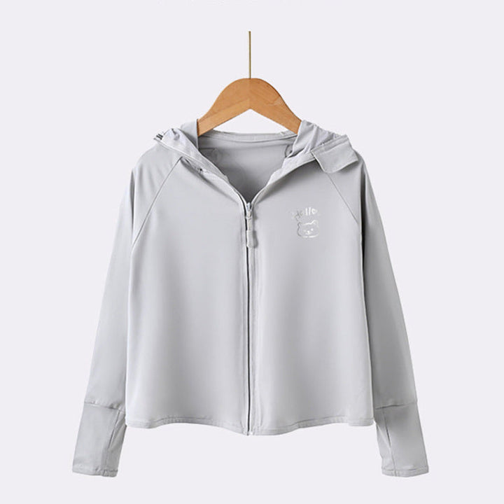 Girl Breathable UV Protection Jacket Mune Fashion