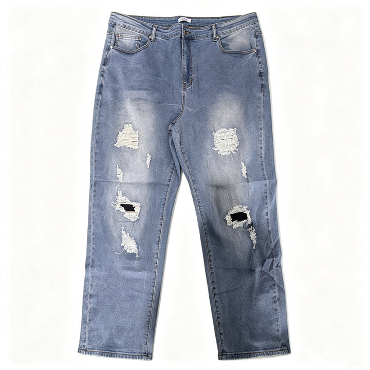 Men's Slim Fit Ripped Jeans Mune Fashion