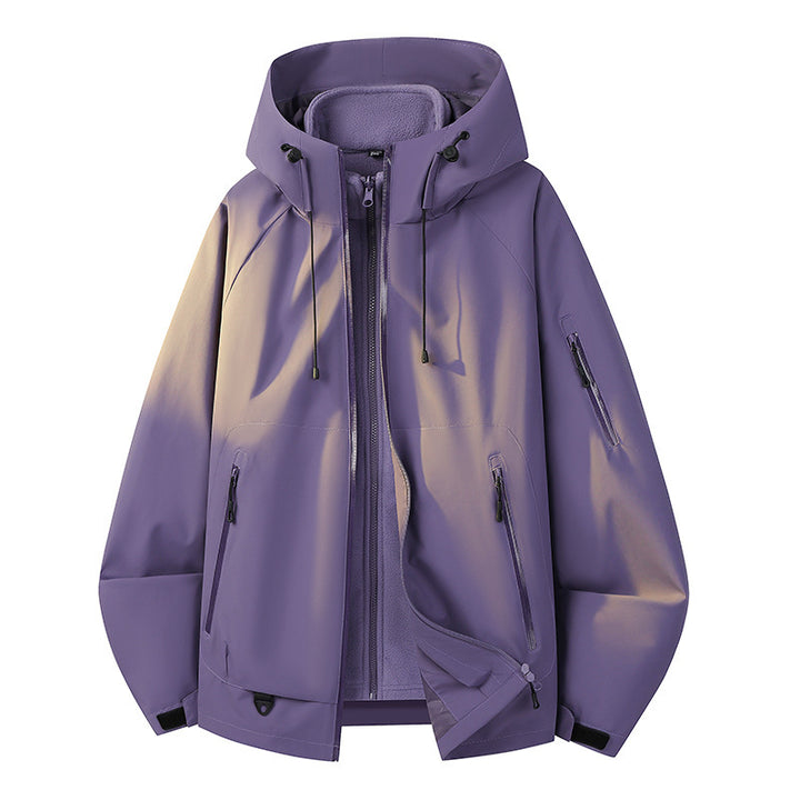 Men's functional jacket with adjustable hood closure Mune Fashion