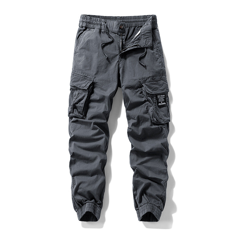 Men's Lightweight Ripstop Cargo Joggers with Comfort Waistband, Organizer Pockets and Ribbed Ankle Cuffs Mune Fashion