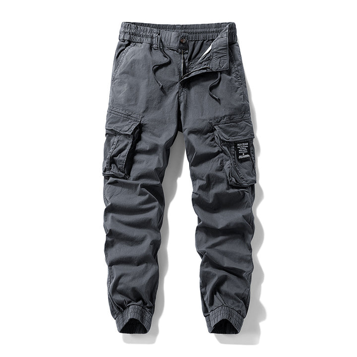 Men's Lightweight Ripstop Cargo Joggers with Comfort Waistband, Organizer Pockets and Ribbed Ankle Cuffs Mune Fashion