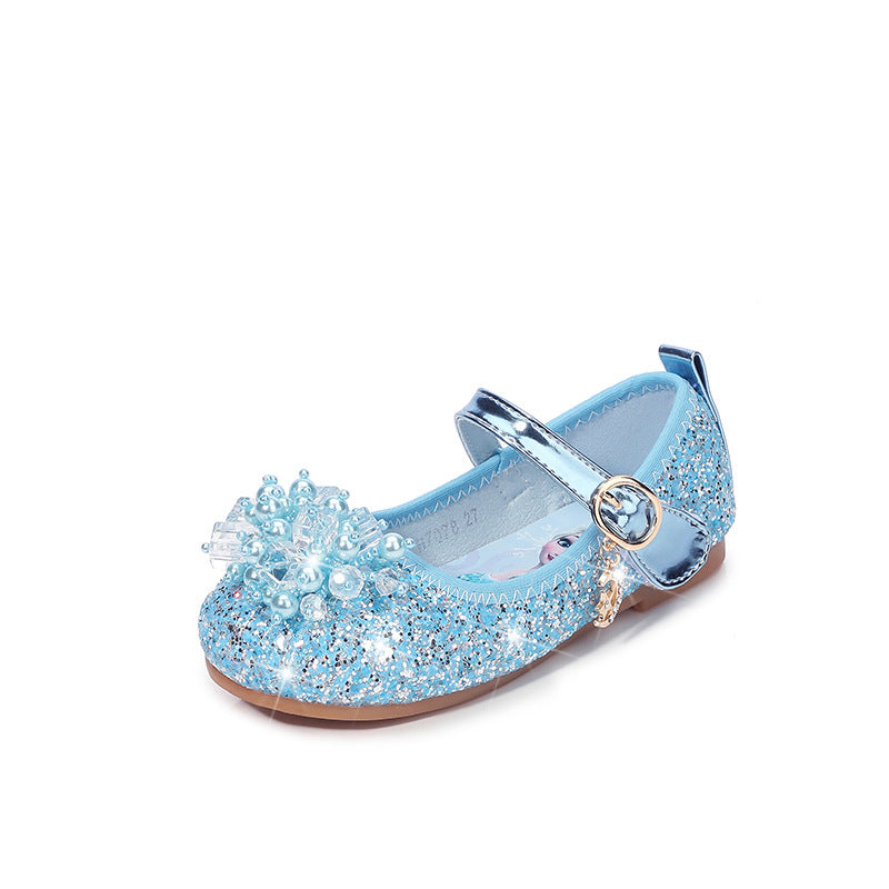 Girls Ballerina Shoes with Sparkling Bead Applications Mune Fashion