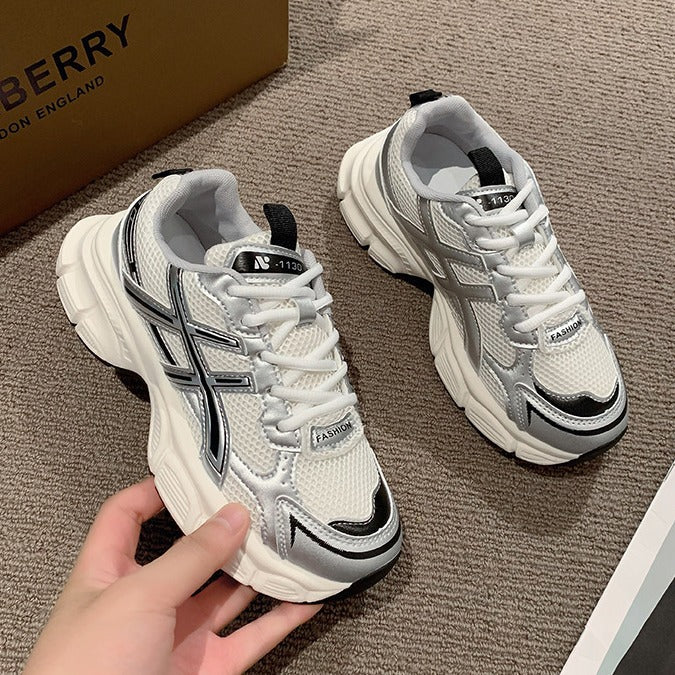 Women's Sporty Lifestyle Sneakers with Breathable Upper Material Mune Fashion