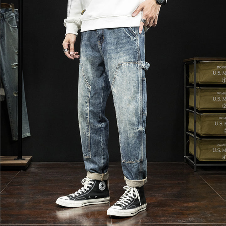 Men's Casual Utility Jeans Mune Fashion