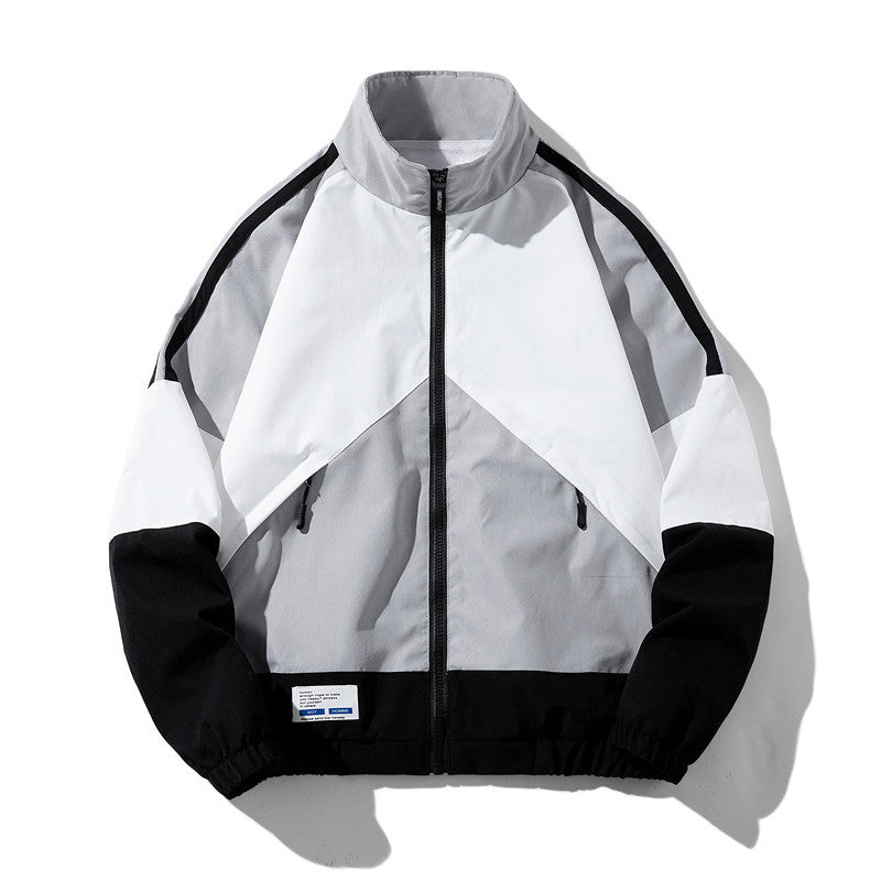 Men's Functional Windbreaker Jacket with Sporty Design Mune Fashion