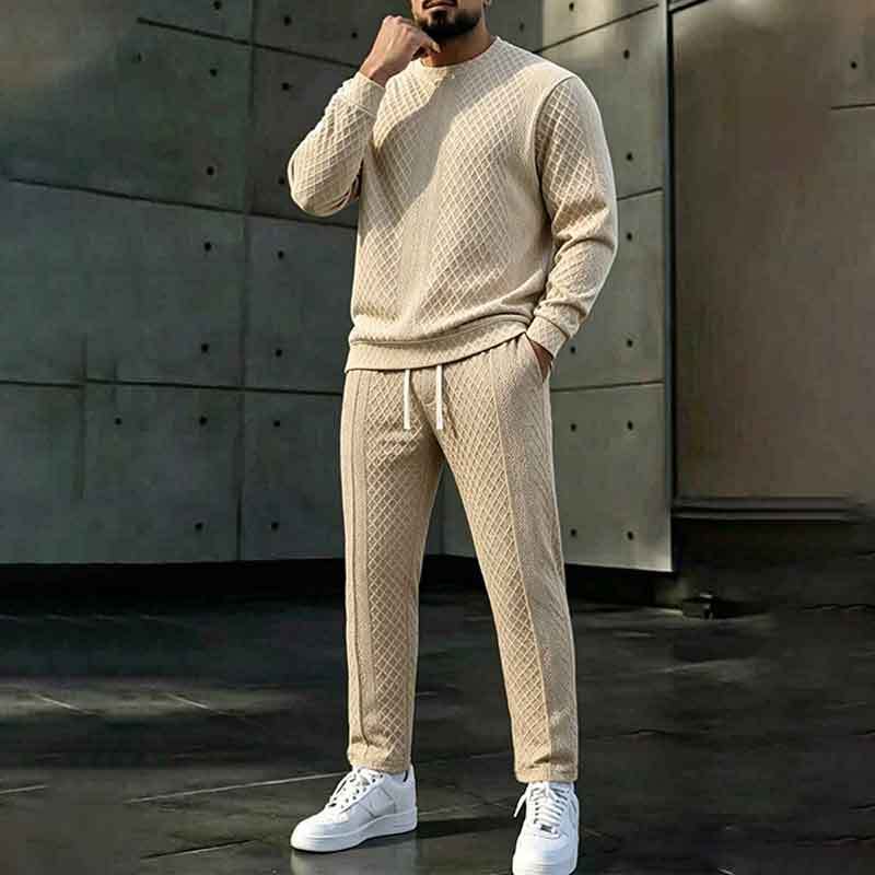 Men's Comfortable Knit Suit Mune Fashion