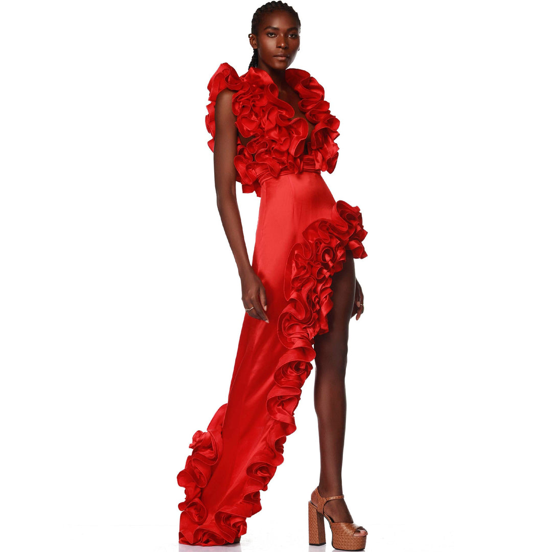 Women's eye-catching swimsuit and palazzo pants set Mune Fashion