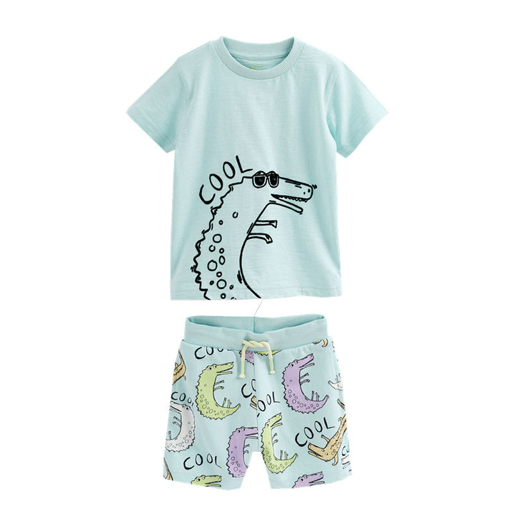 Boys Short Sleeve T-Shirt and Shorts Set Mune Fashion