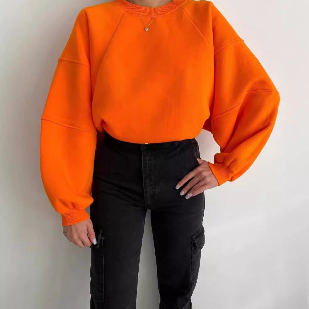 Women's Comfort Loungewear Set Oversized Sweatshirt with High-Waist Biker Shorts Mune Fashion
