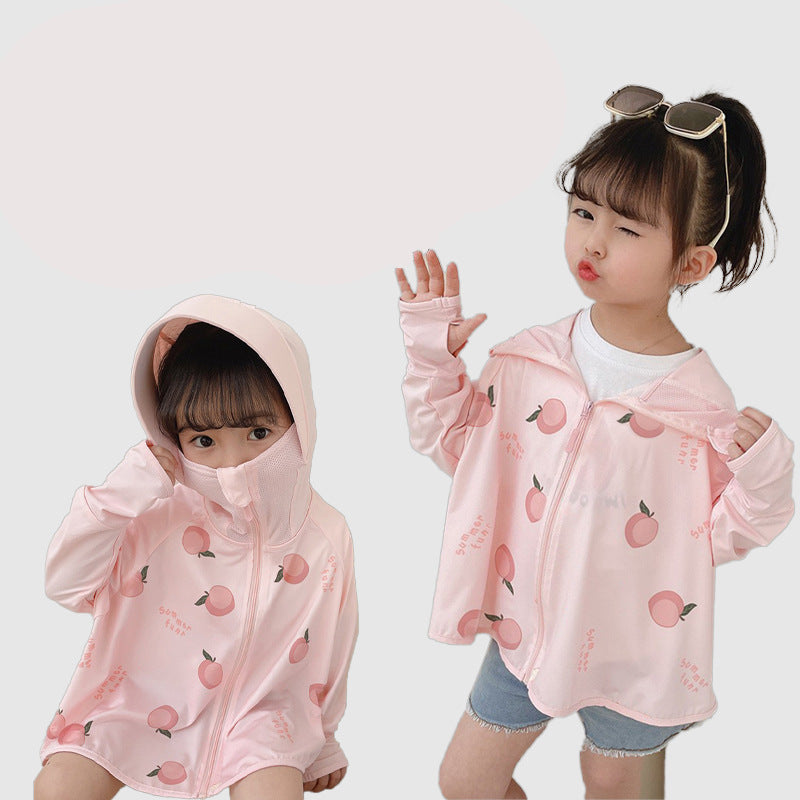 Children's UV protection jacket with hood and lightweight breathable properties Mune Fashion